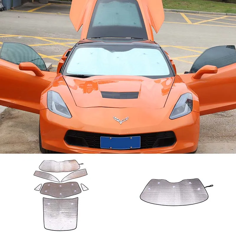 Для Chevrolet Corvette C7 2014-2019 лобовое стекло автомобиля, полноэкранное стекло, солнцезащитный козырек, защитный чехол, автомобильные аксессуары
Для Chevrolet Corvette C7 2014-2019 лобовое стекло автомобиля, полноэкранное стекло, солнцезащитный козырек, защитный чехол, автомобильные аксессуары