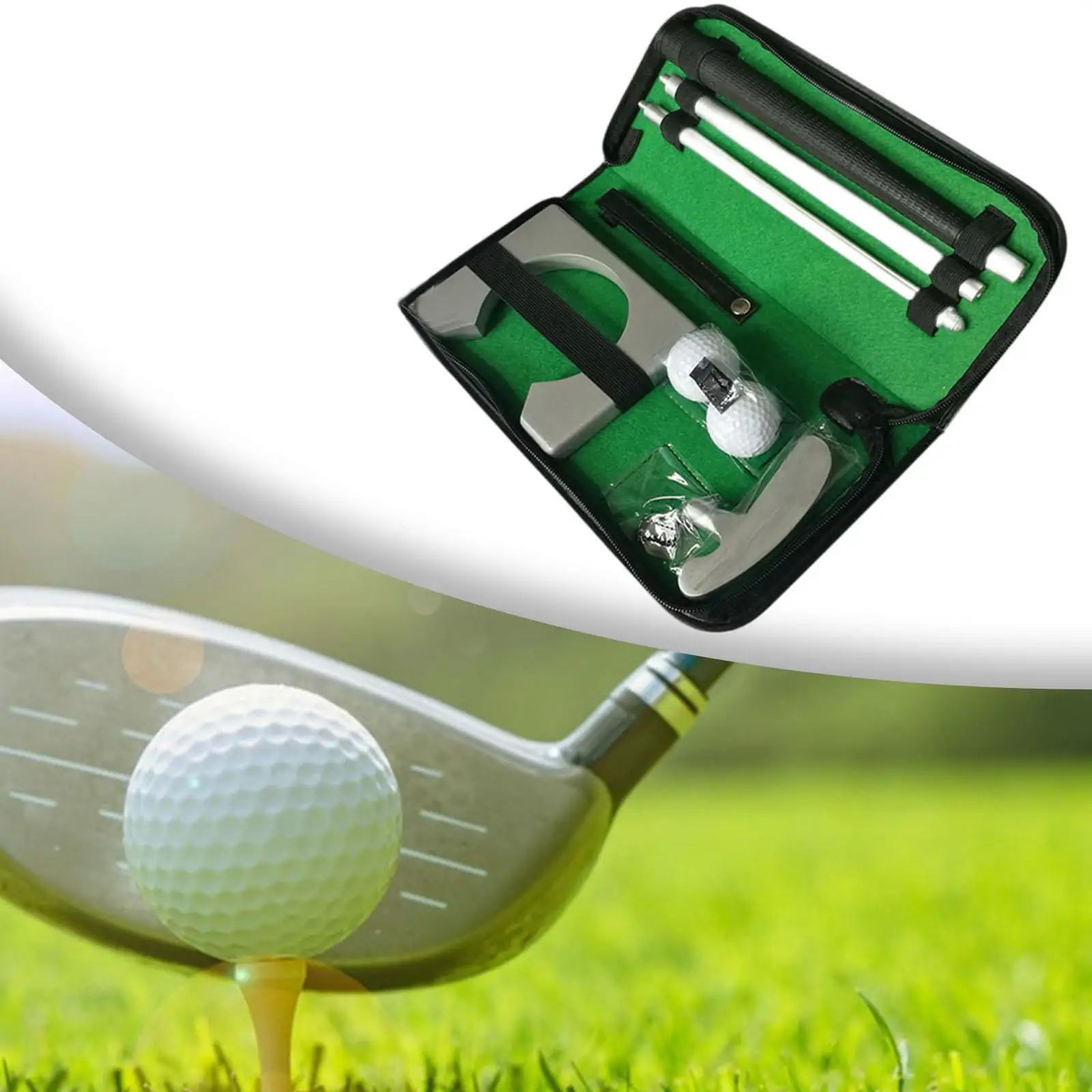Golf Putter Gift Set Exercise Anti Slip Aluminum Alloy Detachable Putter Training for Office Golf Game Sports Beginner Men Woman
Golf Putter Gift Set Exercise Anti Slip Aluminum Alloy Detachable Putter Training for Office Golf Game Sports Beginner Men Woman