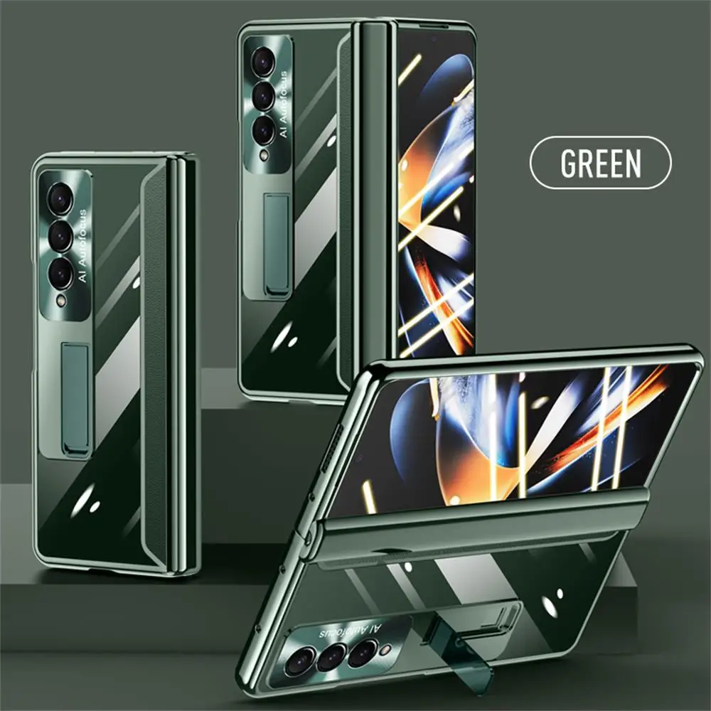 HD Transparent Case for Samsung Galaxy Z Fold 4 5G Hinges Protection Plating Magnetic Bracket Phone Case for Galaxy Z Fold4 Capa
HD Transparent Case for Samsung Galaxy Z Fold 4 5G Hinges Protection Plating Magnetic Bracket Phone Case for Galaxy Z Fold4 Capa