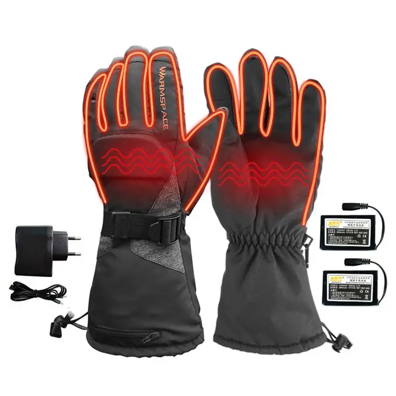 Electric Heating Gloves Touch-screen Heated Typing Gloves USB Rechargeable Waterproof Windproof Winter Thermal Gloves For Skiing
Electric Heating Gloves Touch-screen Heated Typing Gloves USB Rechargeable Waterproof Windproof Winter Thermal Gloves For Skiing