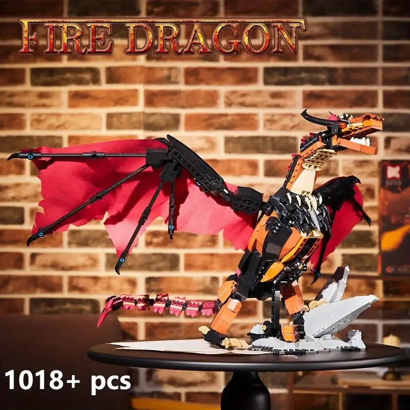 1018 PCS Fire-Breathing Dragon Building Block Ornament - Western Myth DIY Toy, Ideal for Collection & Gifting
1018 PCS Fire-Breathing Dragon Building Block Ornament - Western Myth DIY Toy, Ideal for Collection & Gifting