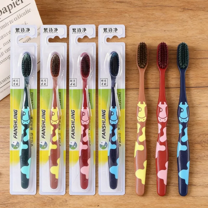 Pack of 10/30 Pieces with Random Colors, Cow-Shaped Toothbrushes for Deep Cleaning, Gentle on Gums, Non-Irritating, Suitable for Home Use and Travel, Great Gift Item
Pack of 10/30 Pieces with Random Colors, Cow-Shaped Toothbrushes for Deep Cleaning, Gentle on Gums, Non-Irritating, Suitable for Home Use and Travel, Great Gift Item