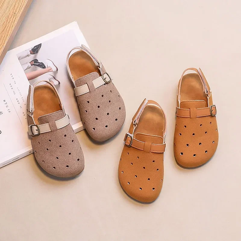 Children Half Slippers Soft Sole Kids Summer Beach Shoes Boys Girls Hollow Toes Capped Slippers All Match Breathable 2025 New
Children Half Slippers Soft Sole Kids Summer Beach Shoes Boys Girls Hollow Toes Capped Slippers All Match Breathable 2025 New