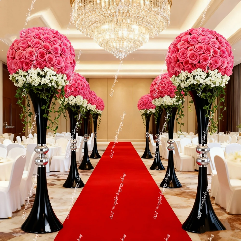 8 шт.) 100 см/115 см/110 см большой свадебный стол украшение труба ваза для цветов центральные части черный цветочный стенд для свадьбы
8 шт.) 100 см/115 см/110 см большой свадебный стол украшение труба ваза для цветов центральные части черный цветочный стенд для свадьбы