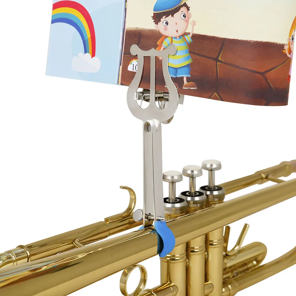 Portable Iron Sheet Music Holder Clip Trumpet Score Lightweight Accessories Durable Wear Resistant Small Size Long
Portable Iron Sheet Music Holder Clip Trumpet Score Lightweight Accessories Durable Wear Resistant Small Size Long