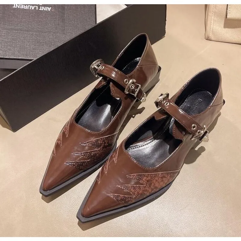 Pointed Toe Mary Jane Shoes Fashion Shallow Low Heel Women Shoes Casual Lady Ankle Strap Single Pumps Pointed Toe Square Pumps
Pointed Toe Mary Jane Shoes Fashion Shallow Low Heel Women Shoes Casual Lady Ankle Strap Single Pumps Pointed Toe Square Pumps