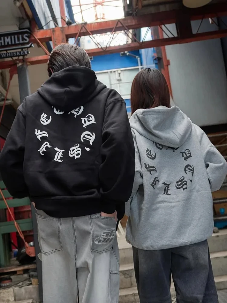 Harajuku Y2K модная толстовка с буквенным принтом в стиле ретро, модная толстовка с капюшоном, новинка 2025 года, свободная куртка с длинными рукавами, повседневная готическая спортивная толстовка с капюшоном
Harajuku Y2K модная толстовка с буквенным принтом в стиле ретро, модная толстовка с капюшоном, новинка 2025 года, свободная куртка с длинными рукавами, повседневная готическая спортивная толстовка с капюшоном