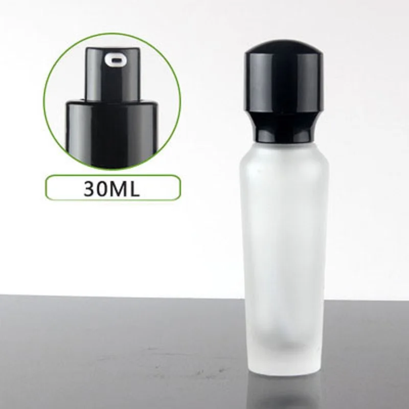 30ml frosted glass bottle black pump serum/lotion/emulsion/foundation complex recovery toner water skin care cosmetic packing
30ml frosted glass bottle black pump serum/lotion/emulsion/foundation complex recovery toner water skin care cosmetic packing