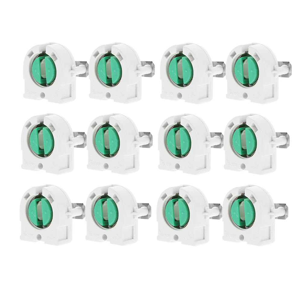 12Pcs Grille Lamp Holder Flashlight Brackets Base Fluorescent Tube For Socket T8 Grid Foot Holder Grid Fence Lamp Plate Holder
12Pcs Grille Lamp Holder Flashlight Brackets Base Fluorescent Tube For Socket T8 Grid Foot Holder Grid Fence Lamp Plate Holder