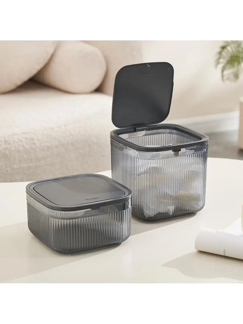 Creative Desktop Storage Box with Lid Press Type up Cover Cleaning Bucket Storage Bin Household Garbage Can Family Use
Creative Desktop Storage Box with Lid Press Type up Cover Cleaning Bucket Storage Bin Household Garbage Can Family Use