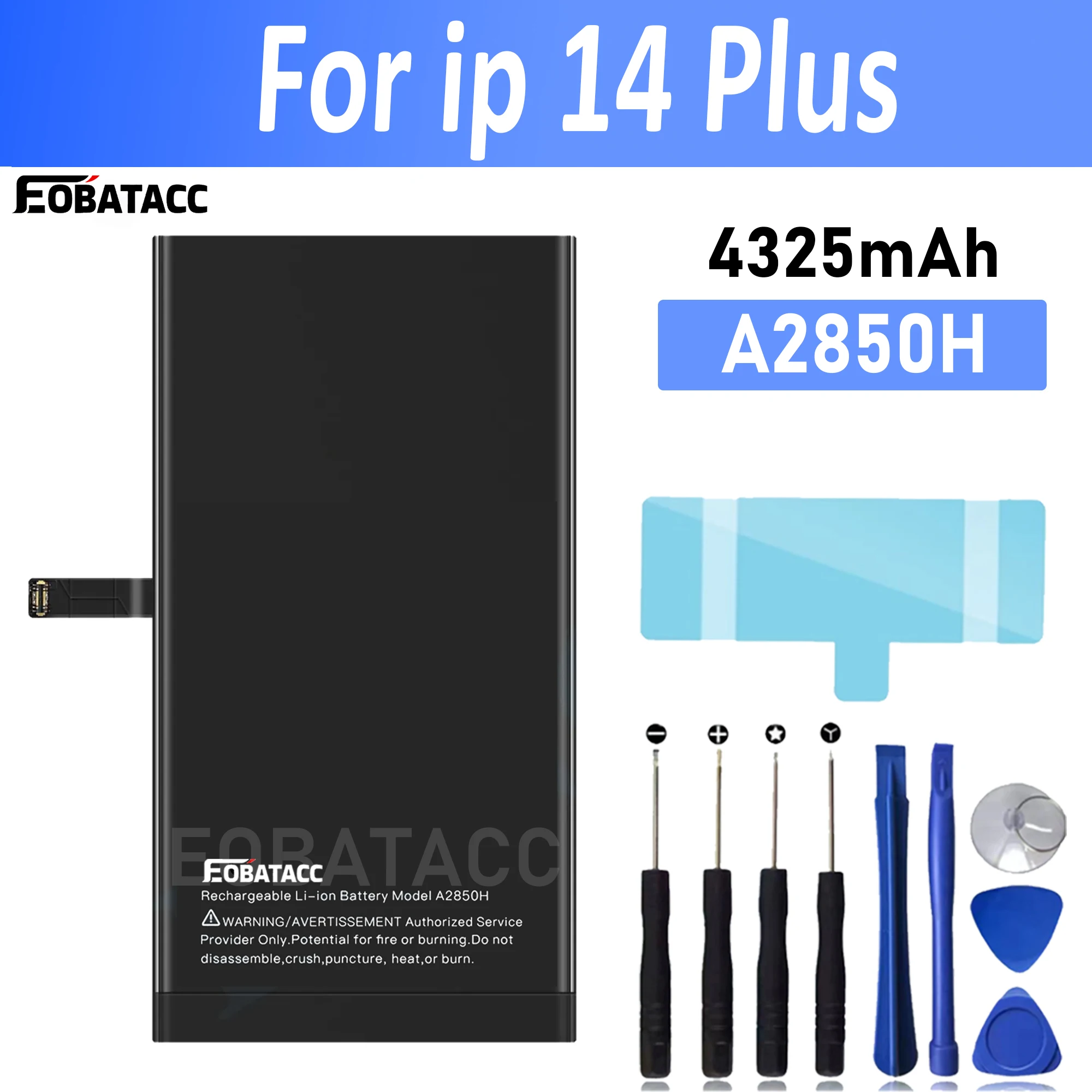 EOBATAcc High Quality A2850H Phone Battery For iphone 14 Plus Battery Replacement Batteries
EOBATAcc High Quality A2850H Phone Battery For iphone 14 Plus Battery Replacement Batteries