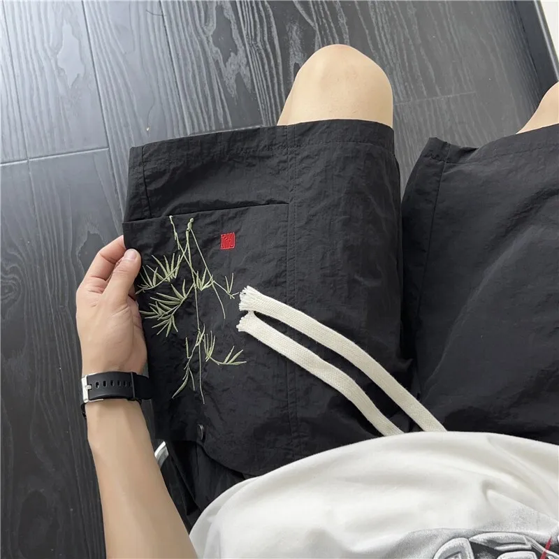 Summer Men Outdoor Casual Athletic Shorts Chinese Embroidery Design Quick Dry Breathable Lightweight Comfort Sports Short Pants
Summer Men Outdoor Casual Athletic Shorts Chinese Embroidery Design Quick Dry Breathable Lightweight Comfort Sports Short Pants