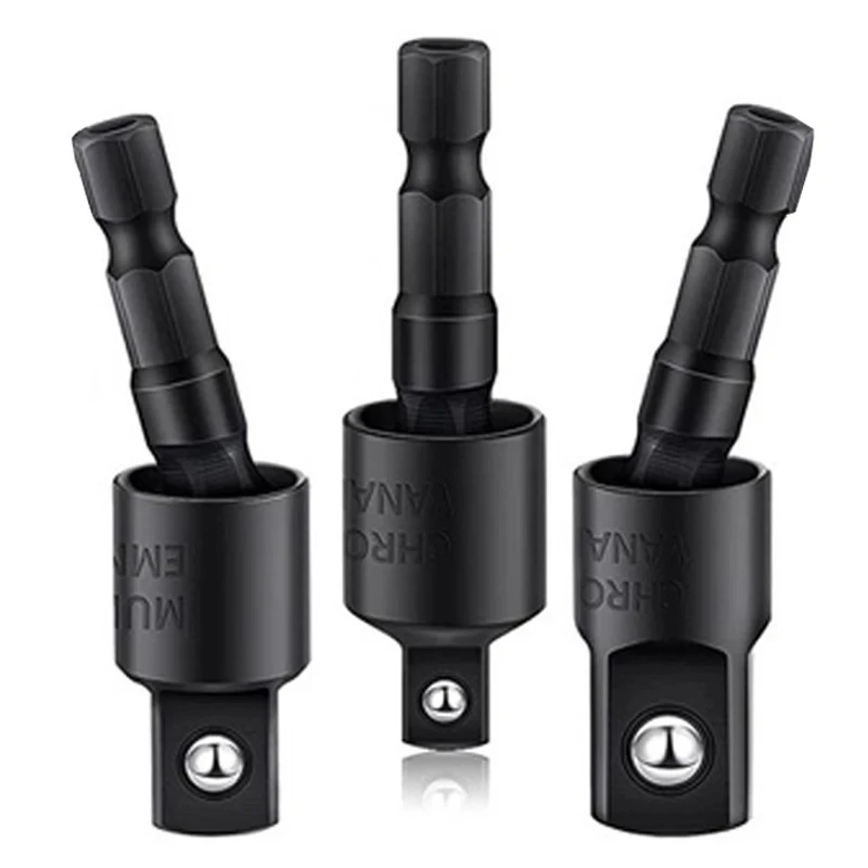 3 шт./компл. 1/4 "3/8" 1/2 поворотный адаптер, пневматическая отвертка, головка 360 ° шестиугольная головка роторной дрели с квадратной головкой
3 шт./компл. 1/4 "3/8" 1/2 поворотный адаптер, пневматическая отвертка, головка 360 ° шестиугольная головка роторной дрели с квадратной головкой
