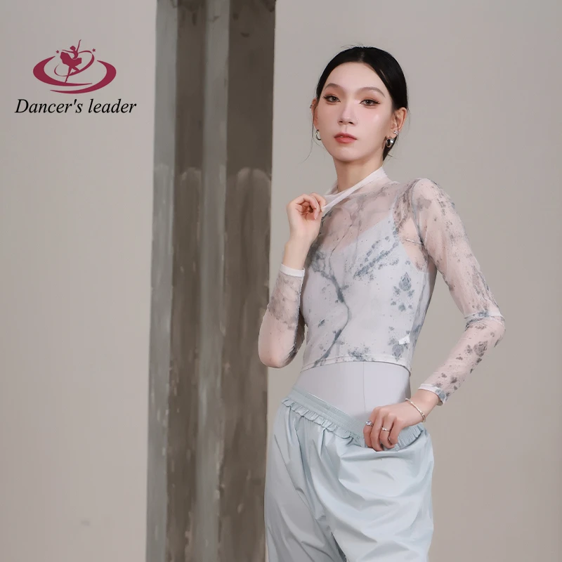 Ballet Practice Clothes Women Practice Clothes Dance Long-sleeved Slim-fit Modern Dance High Collar Gauze Adult Aerial Yoga Top
Ballet Practice Clothes Women Practice Clothes Dance Long-sleeved Slim-fit Modern Dance High Collar Gauze Adult Aerial Yoga Top