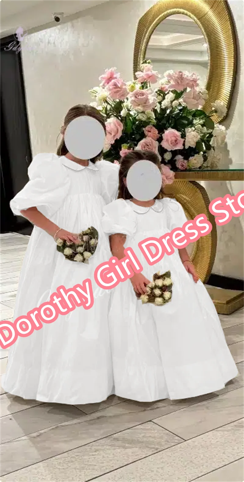 Custom White Beautiful Sacrament Girl Puffy Dress Balloon Sleeve Exquisite Birthday Party Show Princess Dress
Custom White Beautiful Sacrament Girl Puffy Dress Balloon Sleeve Exquisite Birthday Party Show Princess Dress