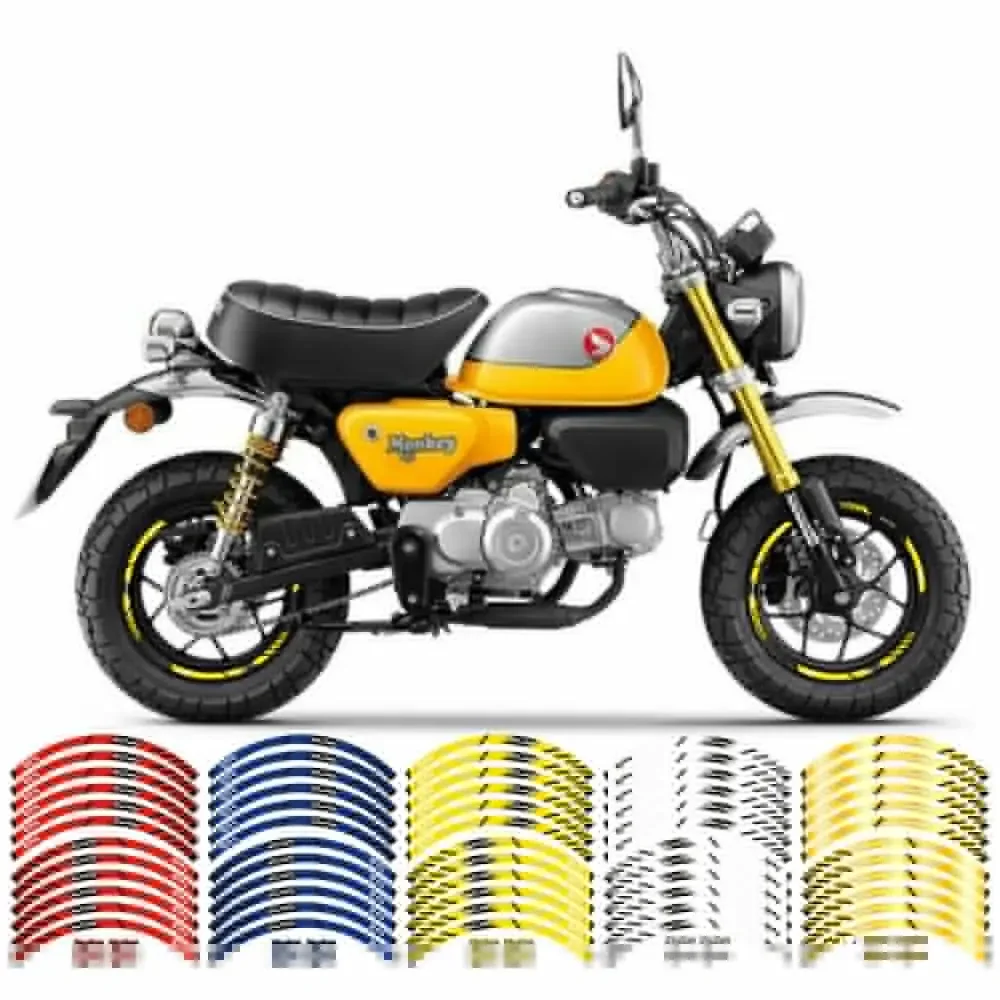 For Honda Monkey 125 Z125 M ABS 2019 2020 2021 2022 2023 2024 Accessories Stickers Wheel Hub Decals Rim Reflective Stripe Set
For Honda Monkey 125 Z125 M ABS 2019 2020 2021 2022 2023 2024 Accessories Stickers Wheel Hub Decals Rim Reflective Stripe Set
