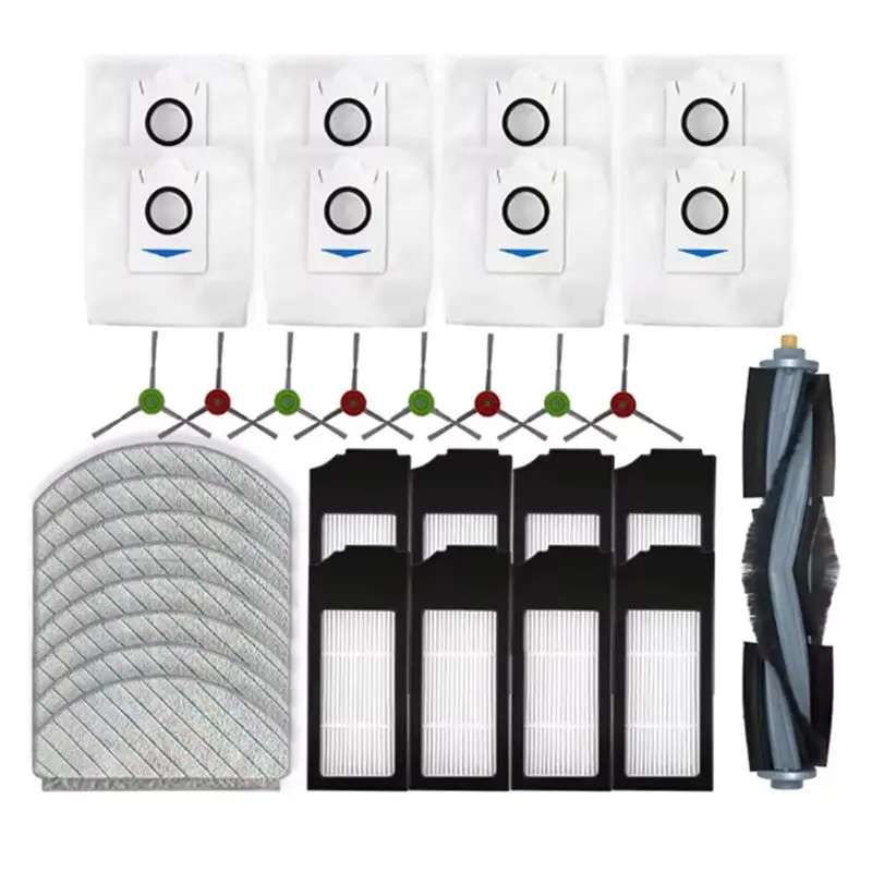 For Ecovacs X1 Plus/T10 Plus Replacement Parts Vacuum Cleaner Main Brush Side Brush Mop Cloth Dust Bag Filter
For Ecovacs X1 Plus/T10 Plus Replacement Parts Vacuum Cleaner Main Brush Side Brush Mop Cloth Dust Bag Filter