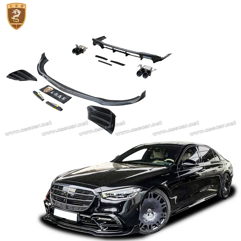 New Auto Body Kit for Benz S Class W223 Upgrade BB Style PP Plastic Front Difuser Air Vent Rear Lips Tail Wing Origin Car Model
New Auto Body Kit for Benz S Class W223 Upgrade BB Style PP Plastic Front Difuser Air Vent Rear Lips Tail Wing Origin Car Model