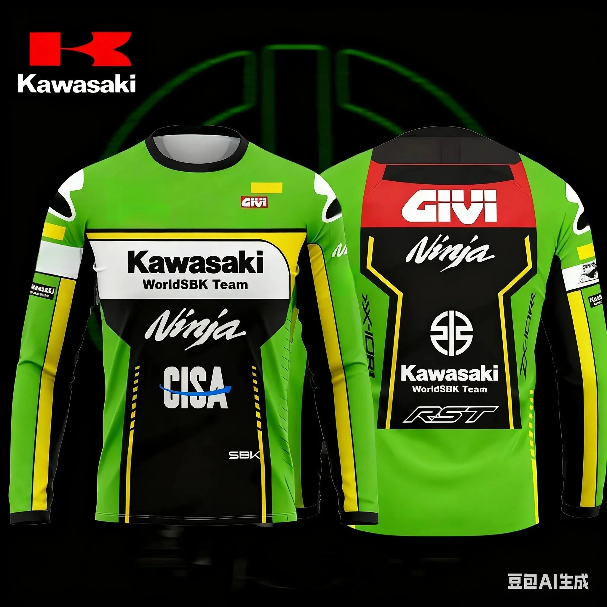 2026 Kawasaki WSBK New Men's T-shirt High Neck Sports Casual Short Sleeved Comfortable Breathable Motorcycle Long Sleeved Top
2026 Kawasaki WSBK New Men's T-shirt High Neck Sports Casual Short Sleeved Comfortable Breathable Motorcycle Long Sleeved Top