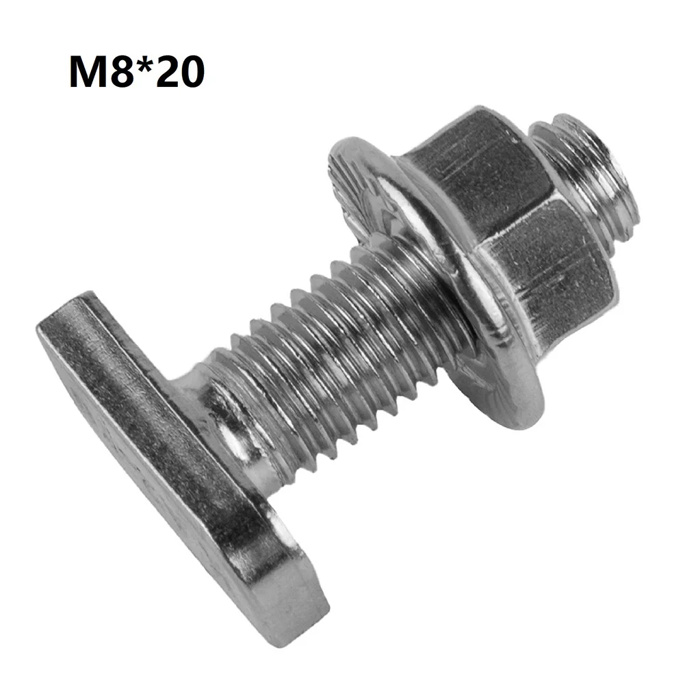 304 Stainless Steel Hammer Head Screws with Flange Nuts M8 (Pack of 16) DIN 6923 Pack Includes 16 Screws and Nuts
304 Stainless Steel Hammer Head Screws with Flange Nuts M8 (Pack of 16) DIN 6923 Pack Includes 16 Screws and Nuts
