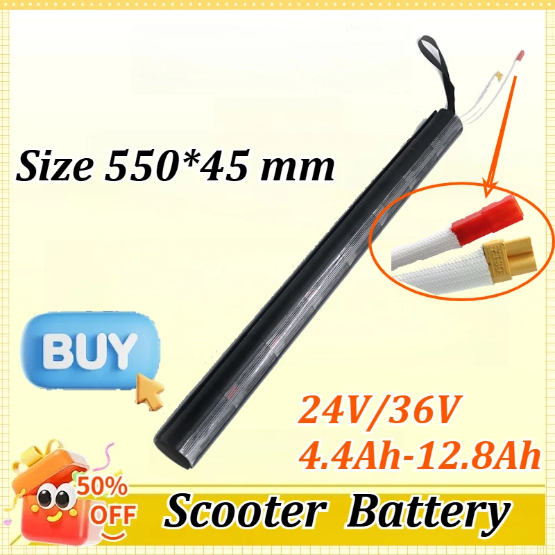 24V/36V 4.4Ah-12.8Ah for Scooter Lithium Battery 18650 Built-in Battery Pack for Electric Scooter Carbon Fiber Tubular Battery
24V/36V 4.4Ah-12.8Ah for Scooter Lithium Battery 18650 Built-in Battery Pack for Electric Scooter Carbon Fiber Tubular Battery