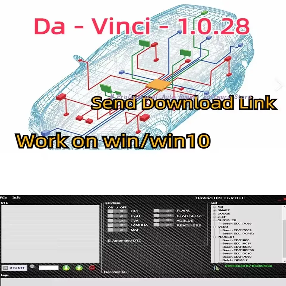 Nuevo DaVinci 1.0.28+Winols 4.7 última versión de diagnóstico de reparación de software y activación uso infinito tutorial de ví
Nuevo DaVinci 1.0.28+Winols 4.7 última versión de diagnóstico de reparación de software y activación uso infinito tutorial de ví