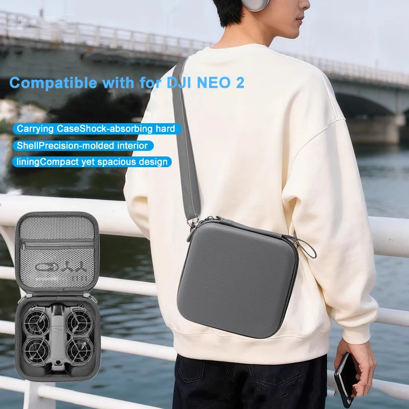 Carrying Case for DJI NEO2 Porable Travel Storage Bag for DJI NEO2 Drone Aceessories for DJI NEO 2
Carrying Case for DJI NEO2 Porable Travel Storage Bag for DJI NEO2 Drone Aceessories for DJI NEO 2