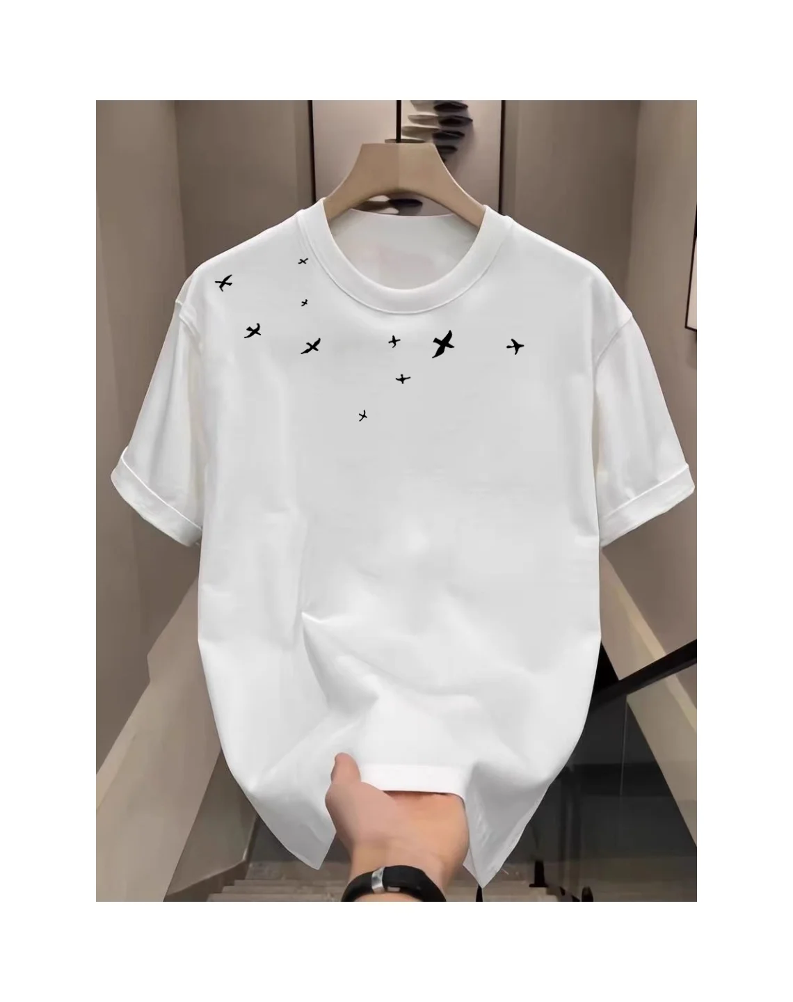The latest mens and womens tops, summer new cotton short-sleeved T-shirts loose half-sleeves
The latest mens and womens tops, summer new cotton short-sleeved T-shirts loose half-sleeves