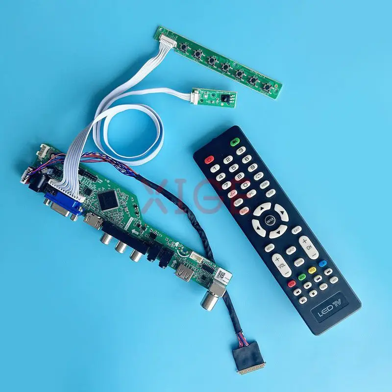 LCD Driver Board Fit NT116WHM M116NWR1 N116B6 N116BGE Laptop Matrix LVDS 40-Pin USB+AV+HDMI+VGA 11.6" TV Analog 1366*768 Kit DIY
LCD Driver Board Fit NT116WHM M116NWR1 N116B6 N116BGE Laptop Matrix LVDS 40-Pin USB+AV+HDMI+VGA 11.6" TV Analog 1366*768 Kit DIY