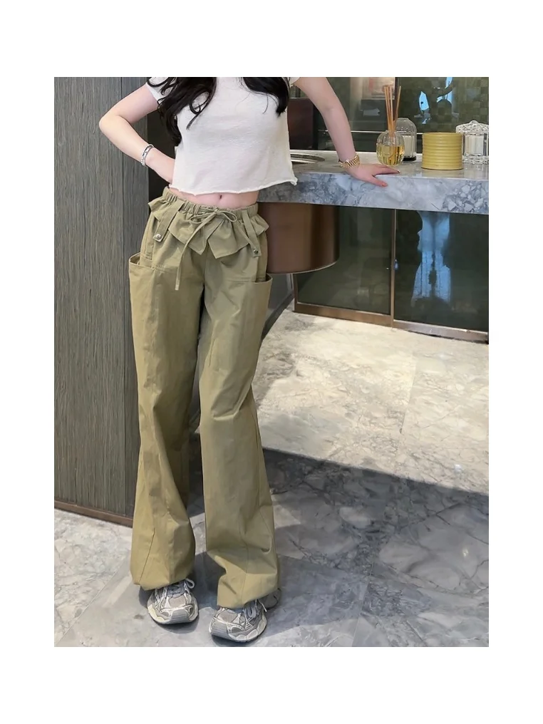 American Street Style Wide Leg Workwear Pants Trousers Sports Casual Design Summer 2026 Cotton Ladies Fashion Trousers
American Street Style Wide Leg Workwear Pants Trousers Sports Casual Design Summer 2026 Cotton Ladies Fashion Trousers