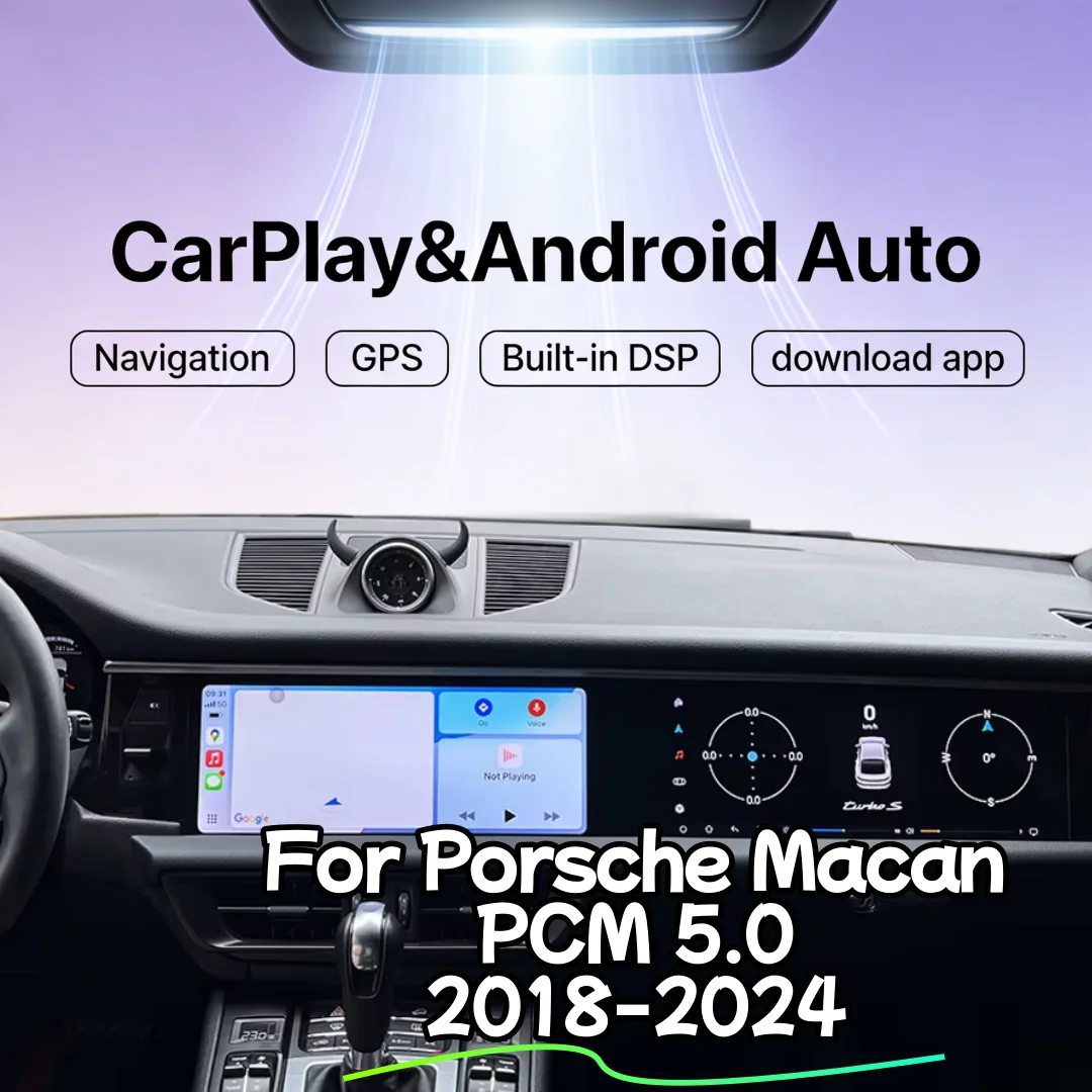 Автомагнитола Android Auto 24,6 дюйма для Porsche Macan 2018-2024, двухэкранный GPS-навигатор, мультимедийный проигрыватель с поддержкой CarPlay
Автомагнитола Android Auto 24,6 дюйма для Porsche Macan 2018-2024, двухэкранный GPS-навигатор, мультимедийный проигрыватель с поддержкой CarPlay