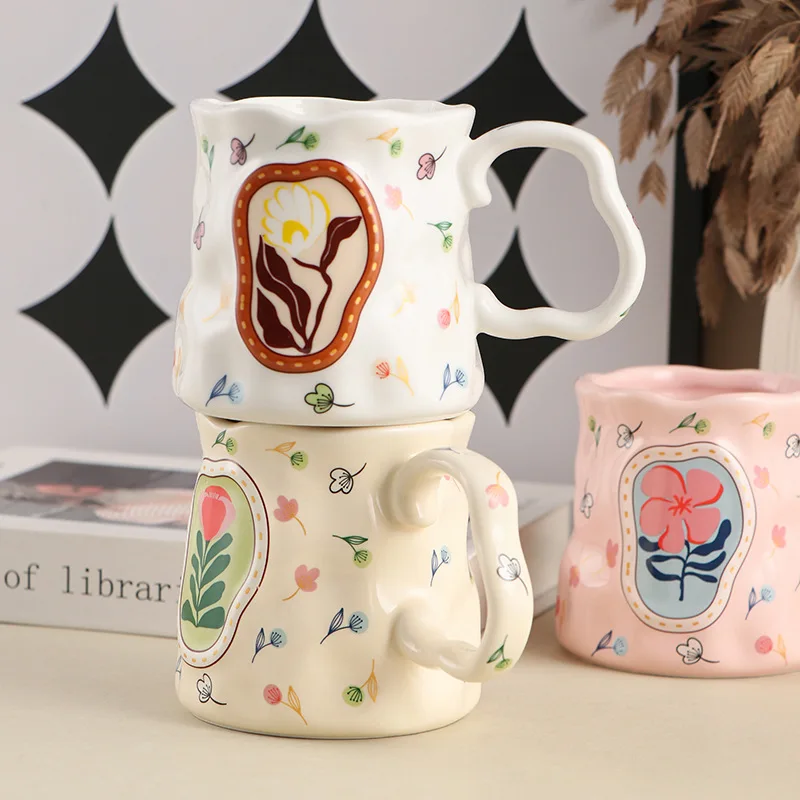 High Value Creative Ceramic Coffee Mug for Women Luxury Home Cafe Cup Exquisite Milk Cup Breakfast Cup Light Luxury
High Value Creative Ceramic Coffee Mug for Women Luxury Home Cafe Cup Exquisite Milk Cup Breakfast Cup Light Luxury