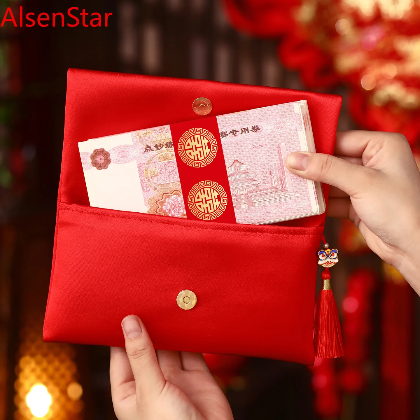 Chinese Wedding Engagement Special Red Envelope 2026 New Happy Blessing Character Tapestry Satin Cloth Red Envelope Money Bag
Chinese Wedding Engagement Special Red Envelope 2026 New Happy Blessing Character Tapestry Satin Cloth Red Envelope Money Bag