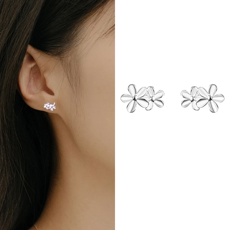 100% 925 Sterling Silver Flower Earrings for Women Girl Fashion Small Simple Smooth Design Jewelry Party Gift Dropshipping
100% 925 Sterling Silver Flower Earrings for Women Girl Fashion Small Simple Smooth Design Jewelry Party Gift Dropshipping