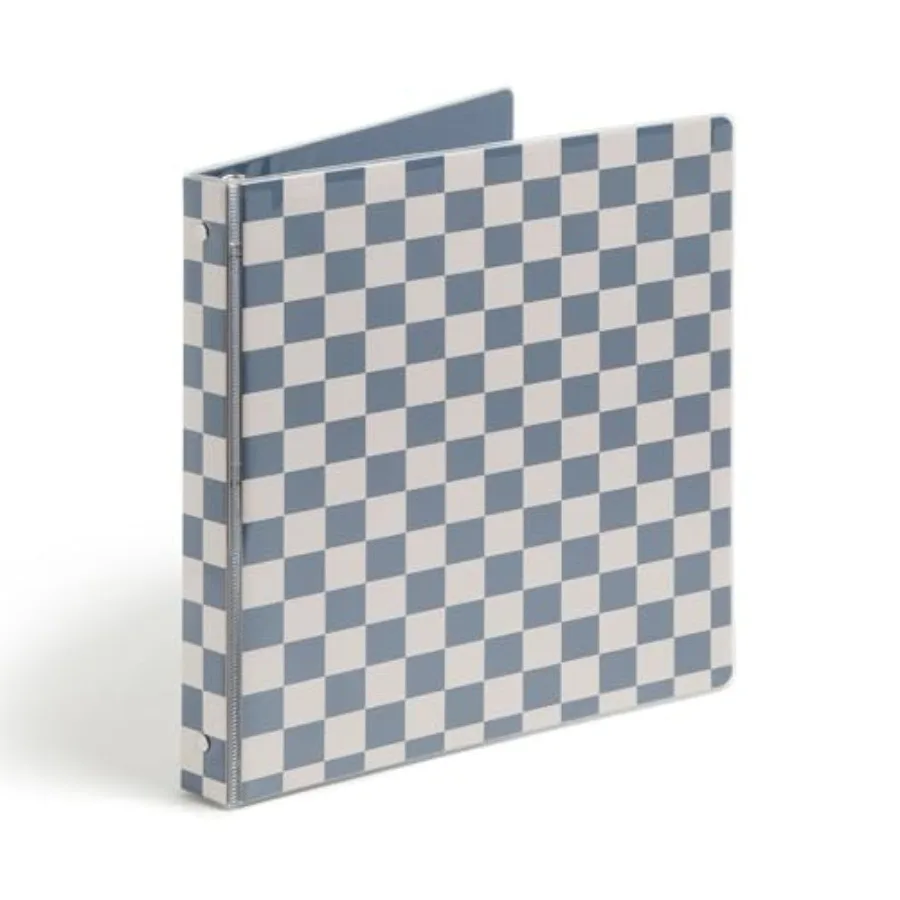 Checkered Preppy Blue 3 Ring Binder, 1-Inch, Holds 225 Sheets, Durable Round Rings, Clear View, Letter Size, 1 Pack
Checkered Preppy Blue 3 Ring Binder, 1-Inch, Holds 225 Sheets, Durable Round Rings, Clear View, Letter Size, 1 Pack