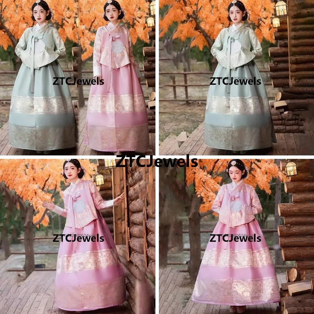 Korean Princess Hanbok Dress Traditional Korean Costume for Women Classical Palace Dance Wear Elegant Ethnic Cosplay
Korean Princess Hanbok Dress Traditional Korean Costume for Women Classical Palace Dance Wear Elegant Ethnic Cosplay
