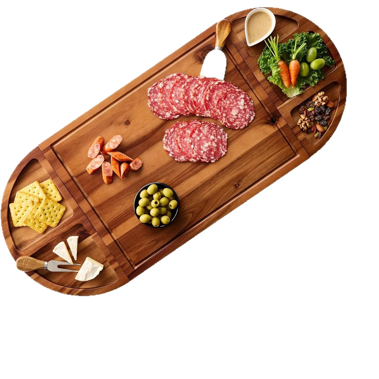 YJQ wooden meal tray can be spliced cooked food cutting board party multi-functional cutting board
YJQ wooden meal tray can be spliced cooked food cutting board party multi-functional cutting board