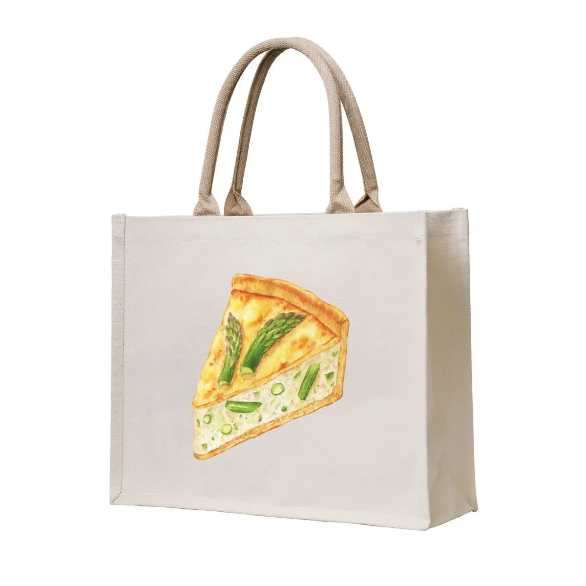 Slice of Asparagus Quiche Tart Tote Bag the tote bag Cloth bag custom bags tote bags men 
Slice of Asparagus Quiche Tart Tote Bag the tote bag Cloth bag custom bags tote bags men
