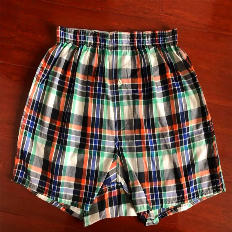 High Quality Brand Men's Boxer Shorts Woven Cotton 100% Classic Plaid Combed Men's Briefs Loose Breathable Lounge Pants
High Quality Brand Men's Boxer Shorts Woven Cotton 100% Classic Plaid Combed Men's Briefs Loose Breathable Lounge Pants