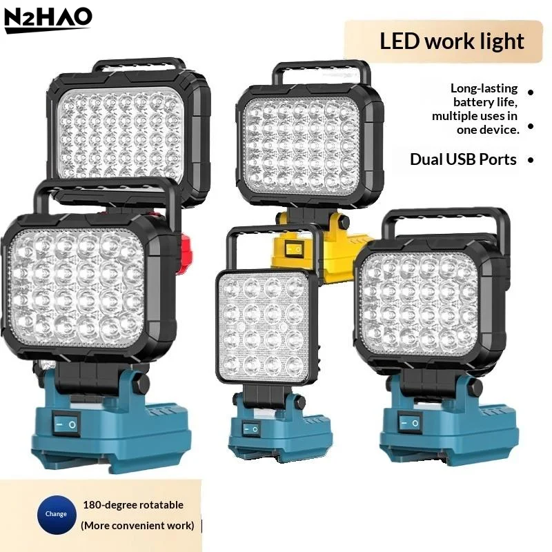 1 шт. 14,4-20 В светодиодный рабочий фонарь 3/4/5 дюймов с ручкой и двойным интерфейсом USB подходит для фонарика с литий-ионным аккумулятором 18 В
1 шт. 14,4-20 В светодиодный рабочий фонарь 3/4/5 дюймов с ручкой и двойным интерфейсом USB подходит для фонарика с литий-ионным аккумулятором 18 В