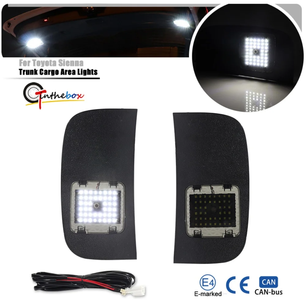 Gtinthebox White LED Car Rear Cargo Trunk Area Lift Gate Lights For Toyota Sienna 2021-2026 Inner Rear Hatch Door Trunk Lights
Gtinthebox White LED Car Rear Cargo Trunk Area Lift Gate Lights For Toyota Sienna 2021-2026 Inner Rear Hatch Door Trunk Lights