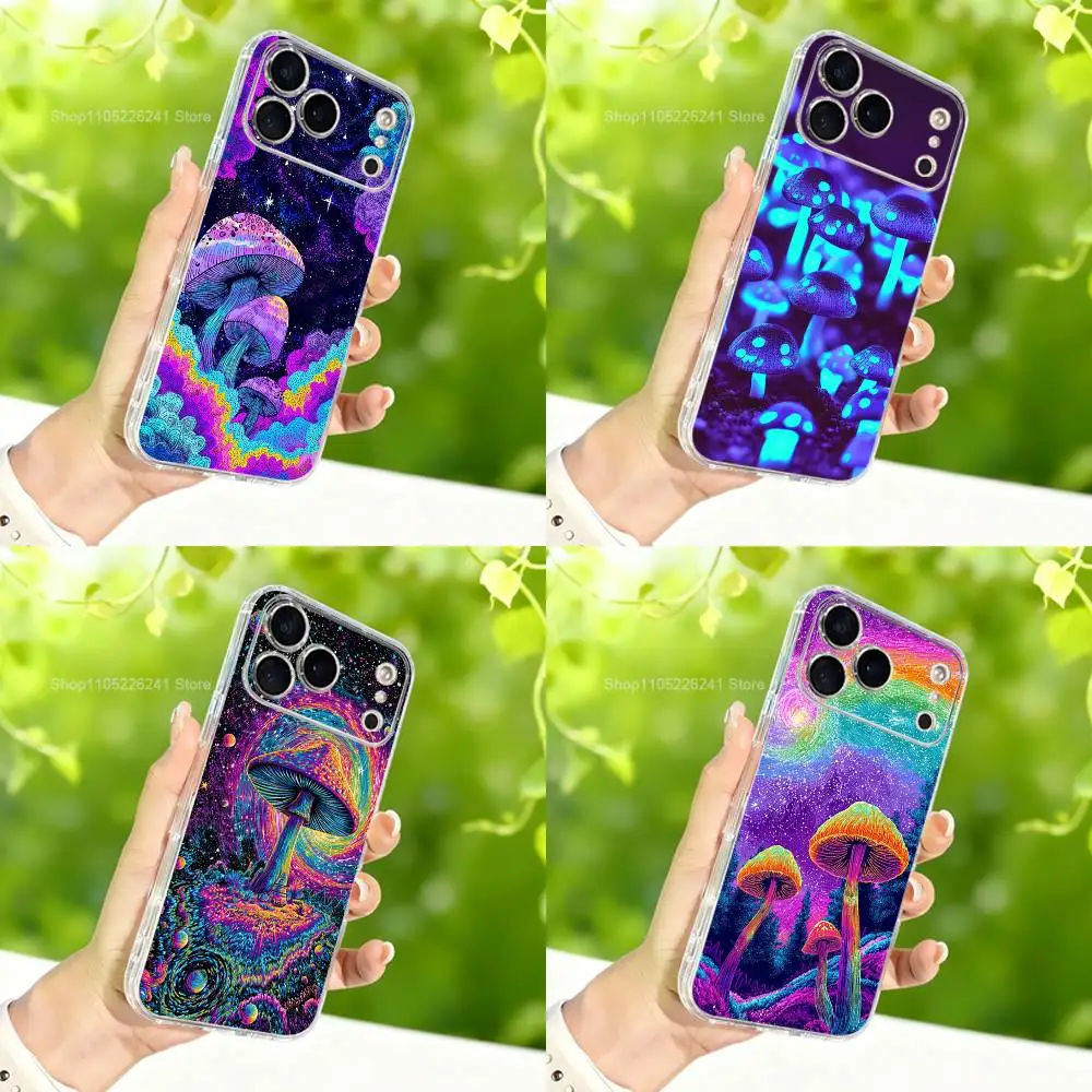 Trippy Magic Mushroom Art Case For iPhone 17,11,12,13,16,14,15,Pro,Max,Plus,X,XS,XR,SE,Mini Transparent Soft Silicone
Trippy Magic Mushroom Art Case For iPhone 17,11,12,13,16,14,15,Pro,Max,Plus,X,XS,XR,SE,Mini Transparent Soft Silicone