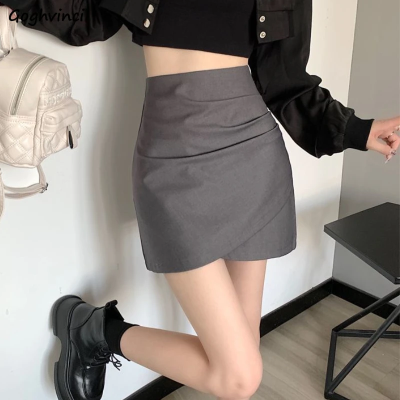 A-line Skirts Women High Waist Mini Irregular Solid Sexy Spring Abdomen Ruched Fashion Office Lady Simple Elegant All-match Fit
A-line Skirts Women High Waist Mini Irregular Solid Sexy Spring Abdomen Ruched Fashion Office Lady Simple Elegant All-match Fit