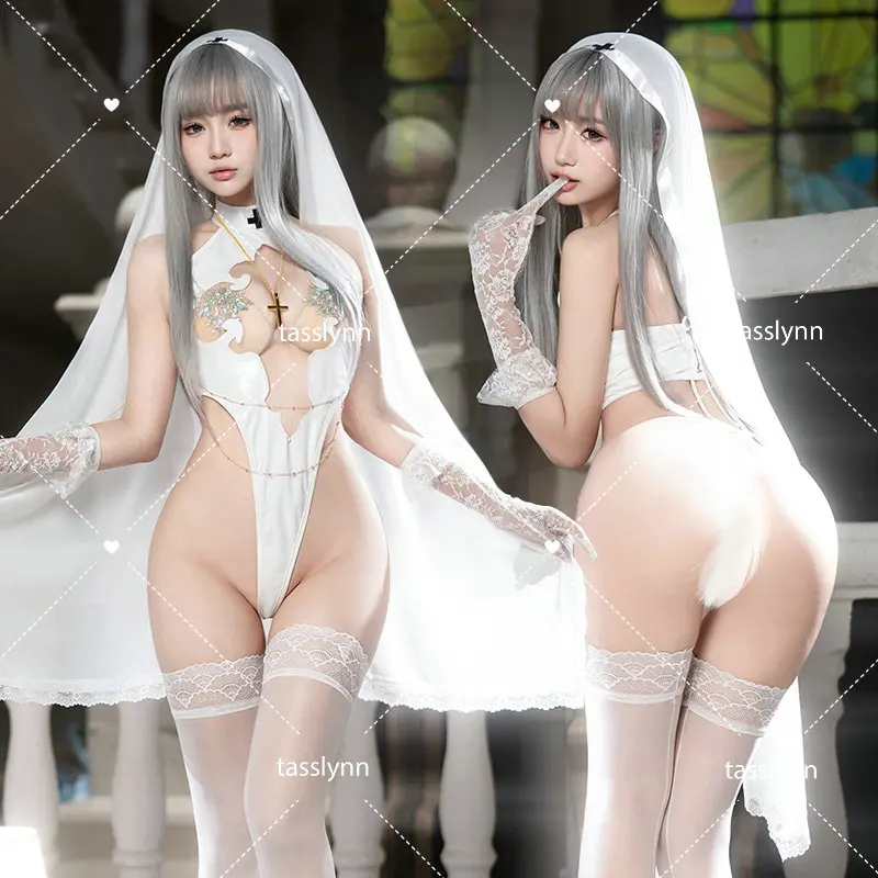 Костюмы для косплея Chowbie Sweet White Nun, униформа сестры, популярный аниме-косплей, сексуальные девушки, темный костюм Шарлотта на Хэллоуин
Костюмы для косплея Chowbie Sweet White Nun, униформа сестры, популярный аниме-косплей, сексуальные девушки, темный костюм Шарлотта на Хэллоуин