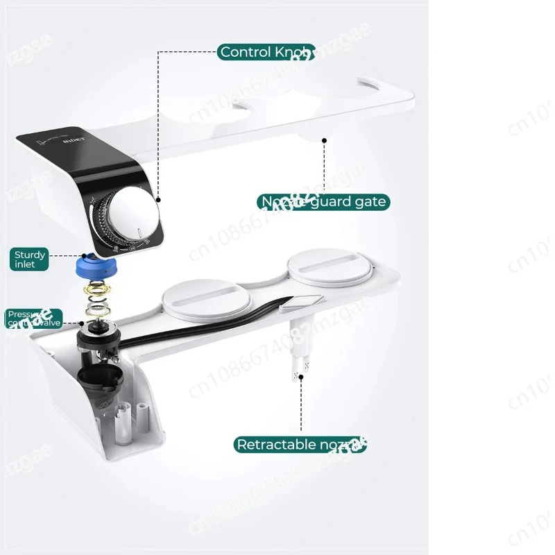 Toilet seat, toilet cover, unplugged smart toilet cover, cold and hot dual nozzle self-cleaning function
Toilet seat, toilet cover, unplugged smart toilet cover, cold and hot dual nozzle self-cleaning function