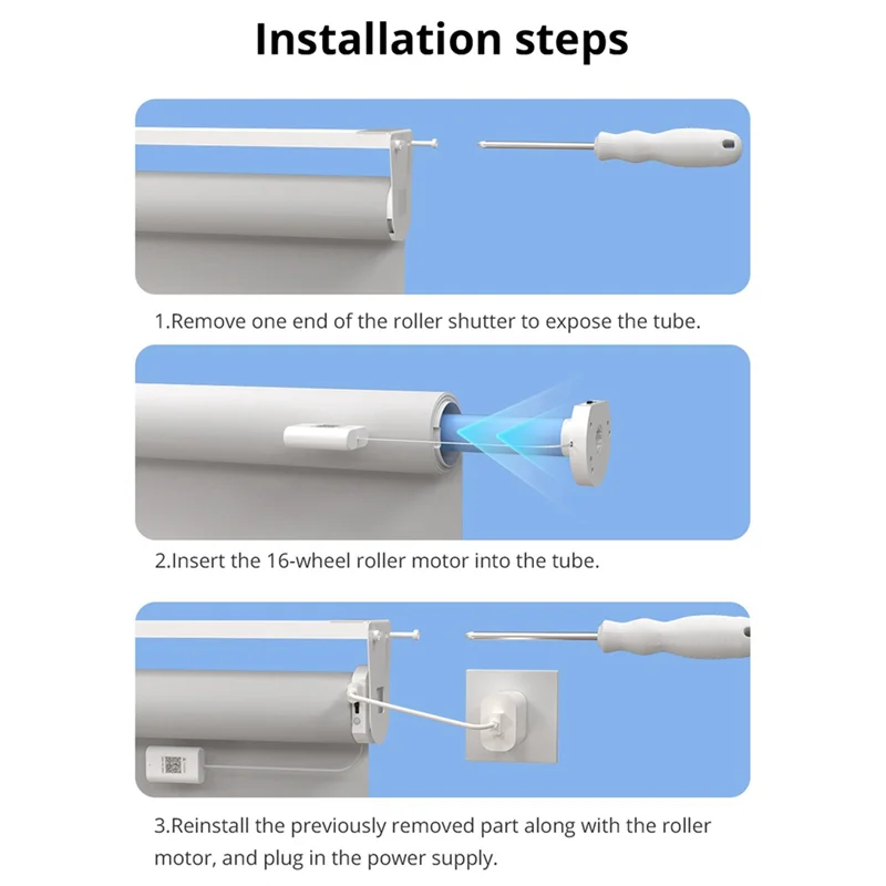 -A32M Wifi Smart Roller Shade Blinds Motor Plug-In For 17Mm/20Mm/25Mm/28Mmmm Tube Curtain Tubular Motor EU Plug Motor With R9
-A32M Wifi Smart Roller Shade Blinds Motor Plug-In For 17Mm/20Mm/25Mm/28Mmmm Tube Curtain Tubular Motor EU Plug Motor With R9