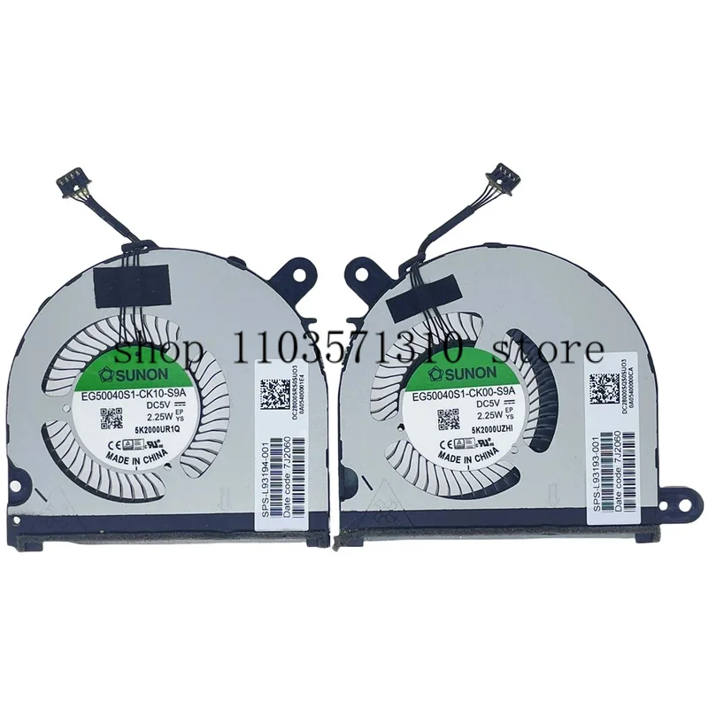 Replacement CPU GPU Cooling Fan for HP Envy 15-ED 15M-ED 15-EE Series 4-Pin 4-Wire
Replacement CPU GPU Cooling Fan for HP Envy 15-ED 15M-ED 15-EE Series 4-Pin 4-Wire