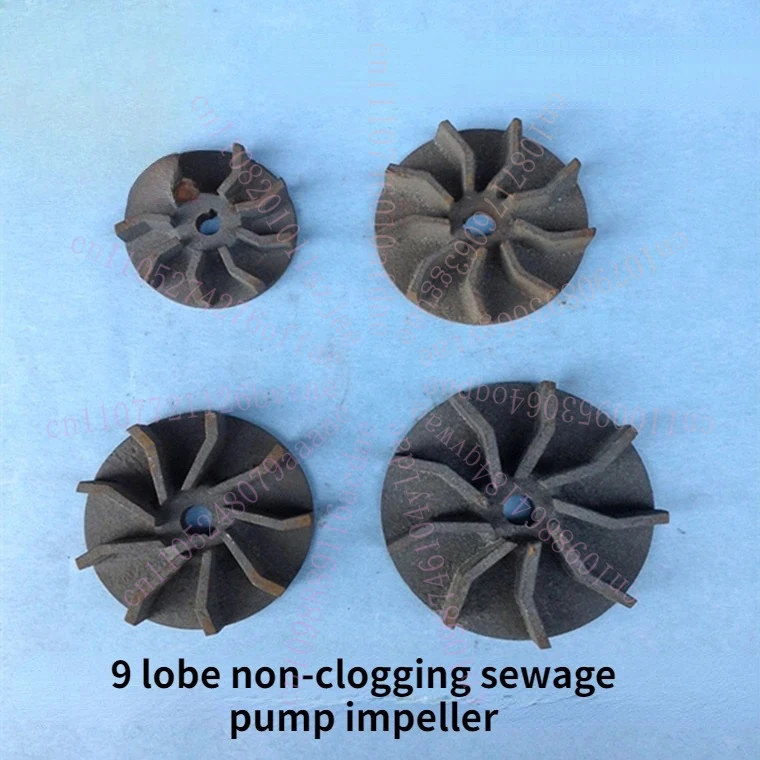 9-leaf Non-clogging Sewage Pump Impeller Pig Iron Water Non-clogging Mud Accessories
9-leaf Non-clogging Sewage Pump Impeller Pig Iron Water Non-clogging Mud Accessories