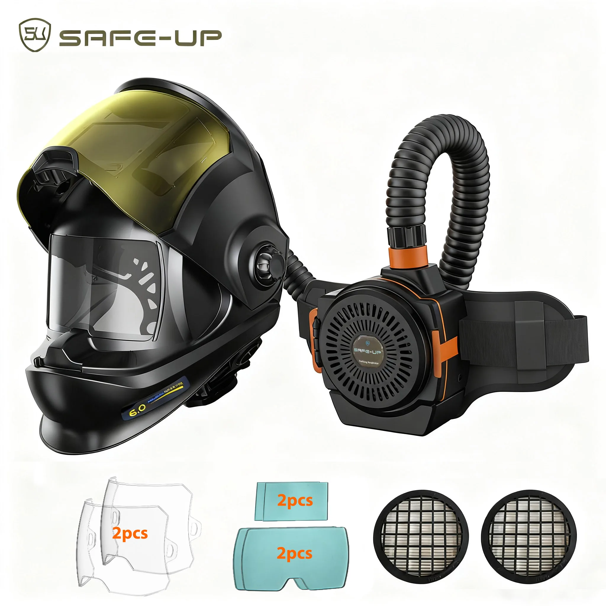 Professional CE Flip Up Welding Helmet 1111 Auto Darkening Welding Mask with Respiratory True Color 4 Sensor Dust Removal
Professional CE Flip Up Welding Helmet 1111 Auto Darkening Welding Mask with Respiratory True Color 4 Sensor Dust Removal