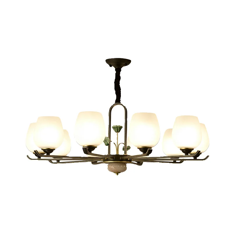 Simple modern bedroom dining room lights, Chinese style, duplex floor chandelier
Simple modern bedroom dining room lights, Chinese style, duplex floor chandelier